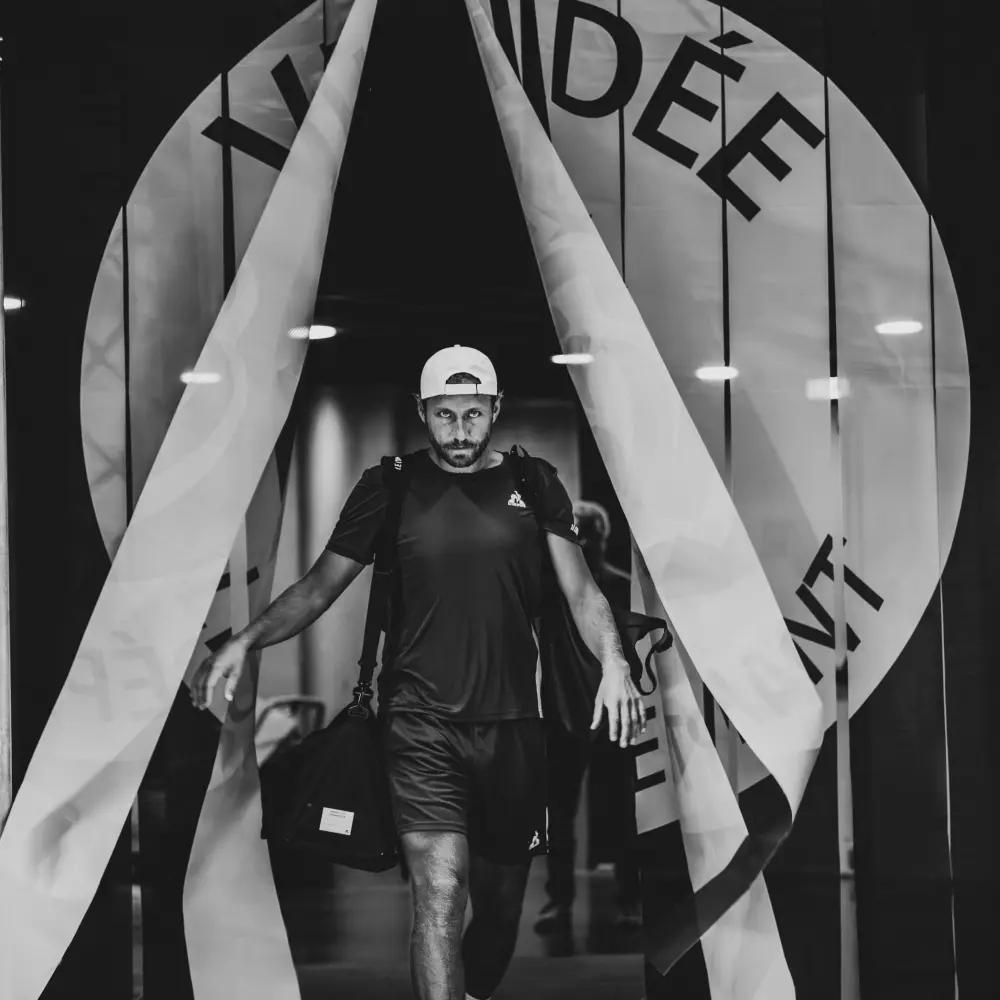 Entrée de Lucas Pouille