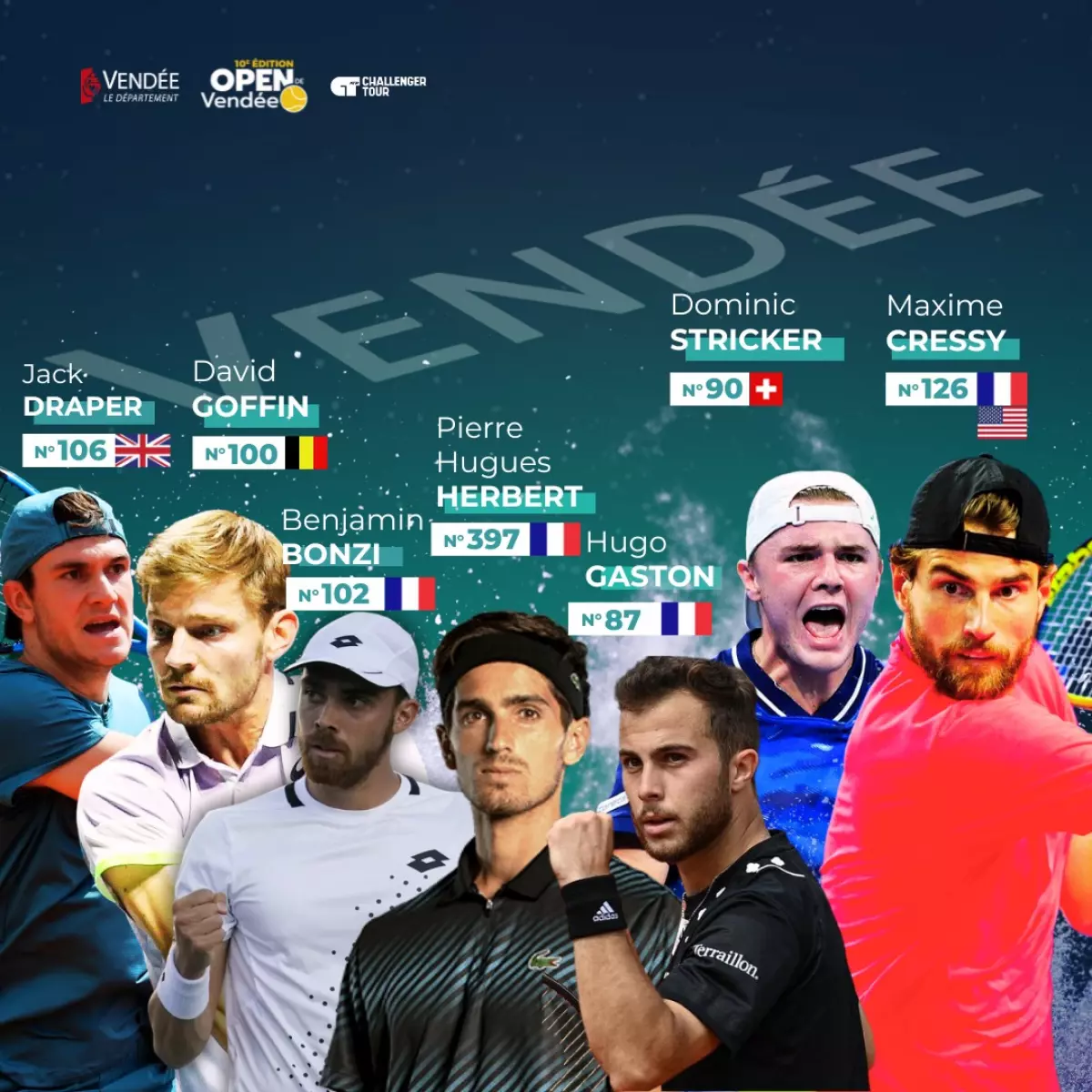 UN BEAU PLATEAU SPORTIF A L'OPEN DE VENDEE - HIT WEST